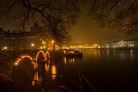 Amsterdamse grachten bij nacht van Jeroen Stel thumbnail