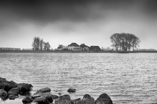 The Rhine in black and white