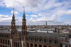 Skyline der Westseite von Amsterdam