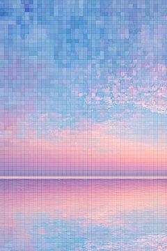 Pastell-Horizont-Gitter