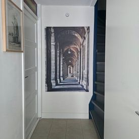 Klantfoto: Zuilengalerij van jacky weckx, op canvas