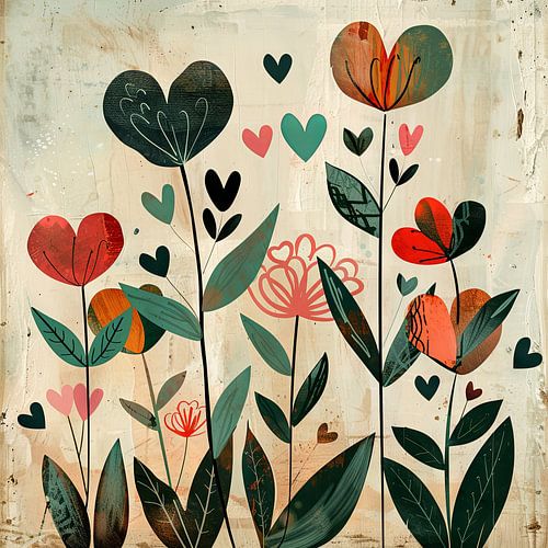 Fleurs de cœur