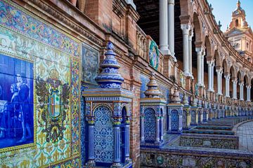 Plaza de Espana in Seville by Antwan Janssen