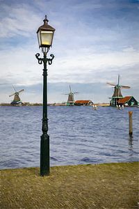 Laterne in der Zaanse Schans