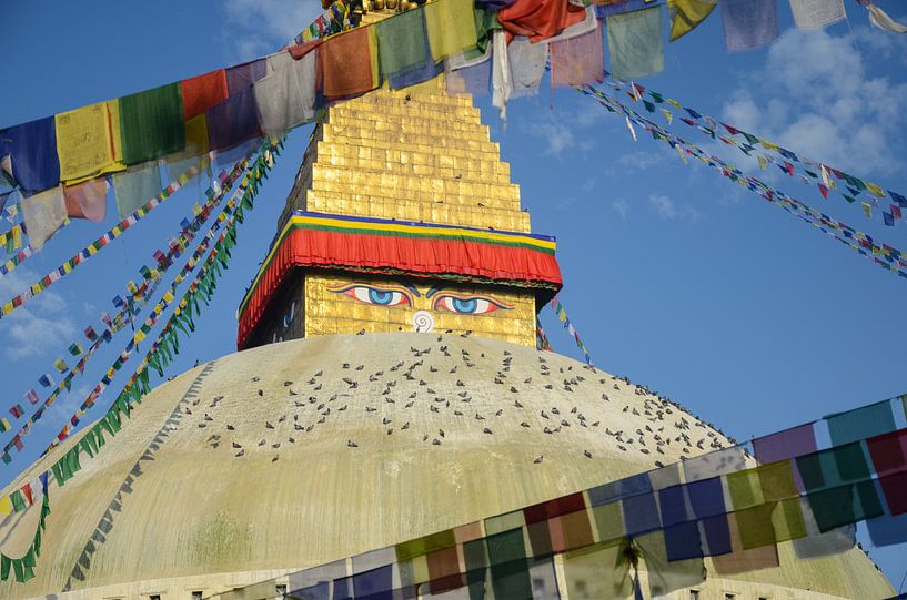 Boudhanath Stupa Kathmandu van Jeroen Smit