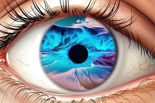 Les yeux dans les yeux avec l'abstraction sur Christian Ovís