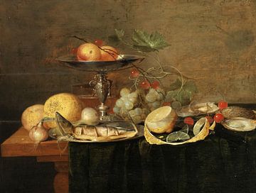 Stilleven met haring en vruchten, Jan Davidsz. de Heem
