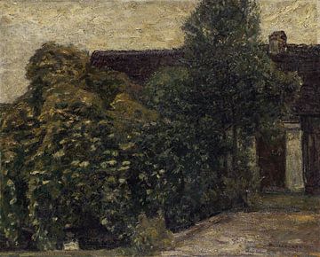 Boom voor het huis, ADOLF HÖLZEL, ca 1904 van Atelier Liesjes