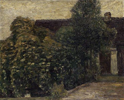 Boom voor het huis, ADOLF HÖLZEL, ca 1904