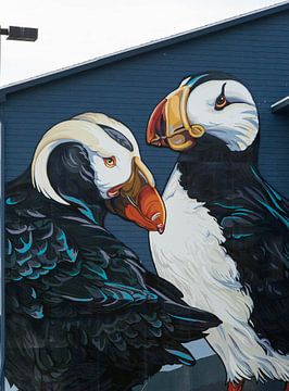 Muurschildering Alaska van Dirk Fransen