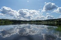Norwegen durch einen Spiegel