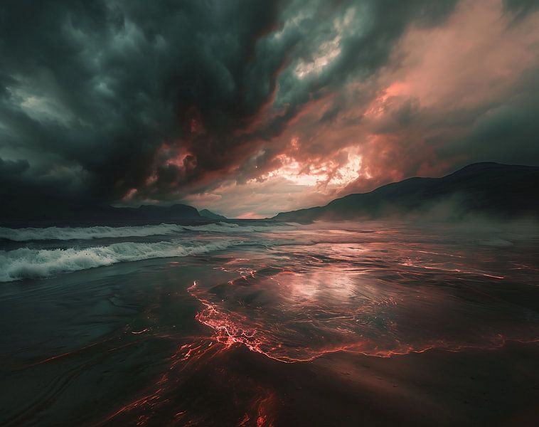 Aan de kust van fernlichtsicht