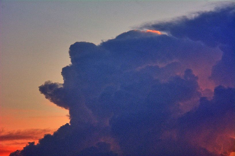 Wolkengezicht van Edgar Schermaul