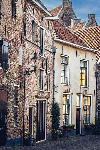 Medieval buildings on Roggestraat in Deventer.