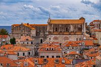 Rote/orangefarbene Dächer in Dubrovnik