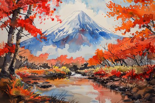De berg Fuji