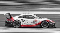 Zwart/wit/rood Porsche Le Mans van Richard Kortland thumbnail