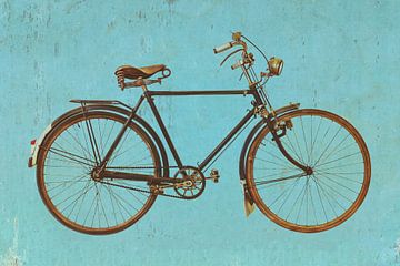 Le vélo d'homme d'époque sur Martin Bergsma