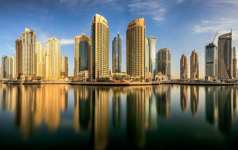 Vue panoramique sur Dubaï Marina, Mohammed Shamaa par 1x
