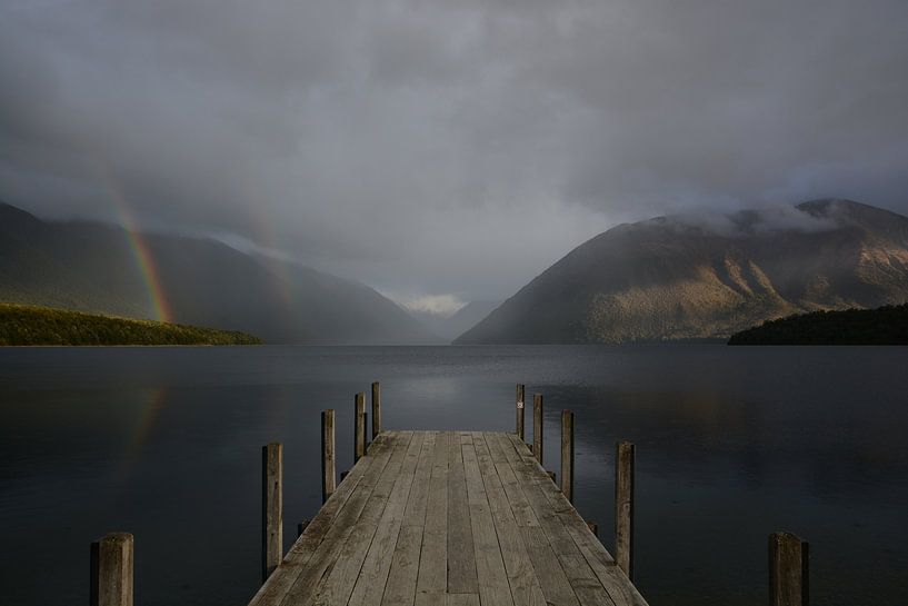 Dock in the storm by D12345