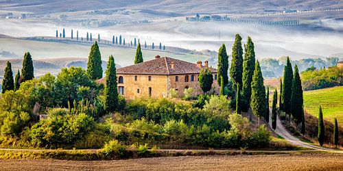 Podere Belvedere, San Quirico d'Orcia, Val d'Orcia, Toscane.