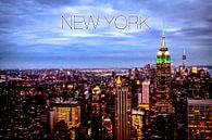 New York Skyline van Stefan Verheij thumbnail