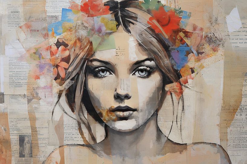 Sara | Portrait moderne par La collection ARTEO