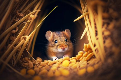 De dappere muis die de woestijn trotseert