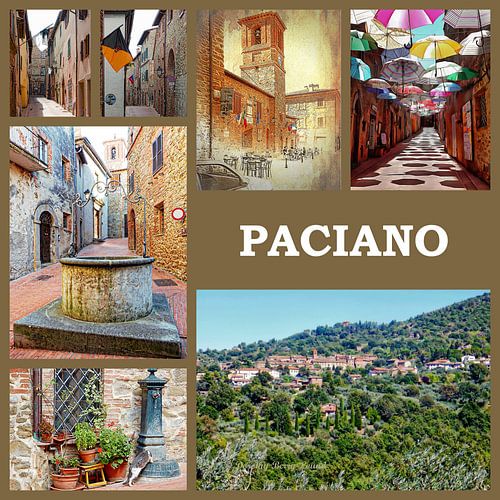 Paciano Umbrië Collage
