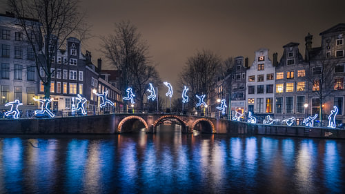 Herengracht/Leidsegracht  (during the Light Festival)