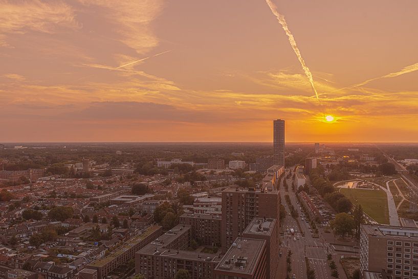 Skyline van Tilburg van Freddie de Roeck