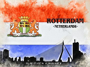 Rotterdam van Printed Artings