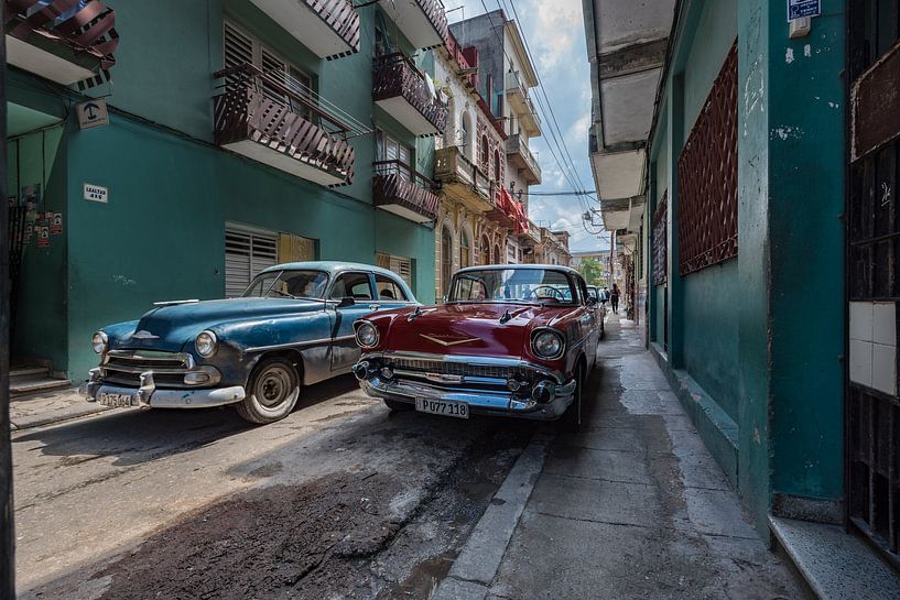 Voitures de collection cubaines à La Havane par Celina Dorrestein