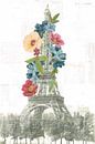 Floral Eiffel Tower, Wild Apple Portfolio by Wild Apple thumbnail