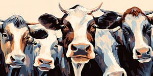Vaches abstraites