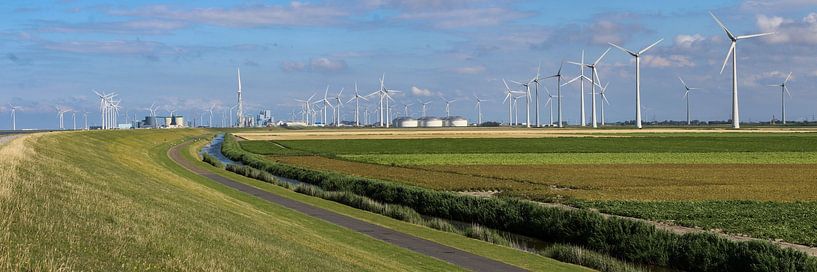 Eemshaven Landscape, Groningen, the Netherlands. by Imladris Images