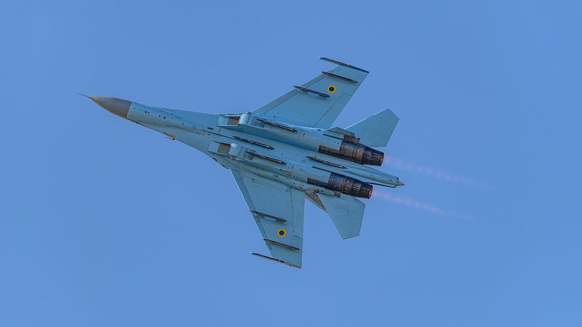 Ukrainian Air Force's Sukhoi SU-27. by Jaap van den Berg