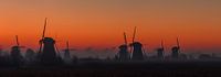 Sunrise Kinderdijk by Mark den Boer thumbnail