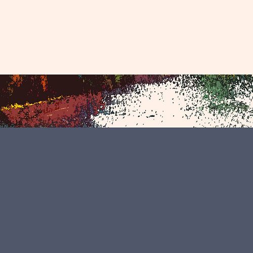 Abstracte kleurvlakken / Krachtvelden 10 / Grijs-beige