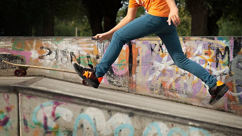 skateboarden van Maren Oude Essink