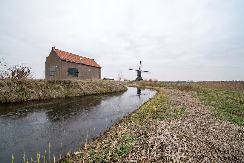 Zandwijkse Widmolen in Uppel van Marcel Derweduwen