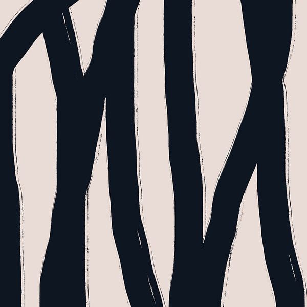 Nordic dreams. Abstract minimalist art no. 1 by Dina Dankers