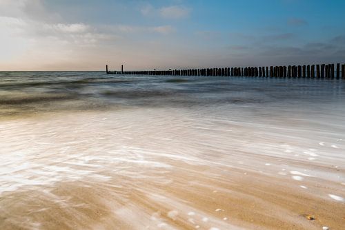 Zoutelande aan het strand