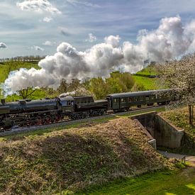 Miljoenenlijntje op de Zuid-Limburgse heuvels van John Kreukniet