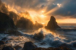 Mystische Sonnenstrahlen