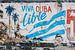 Graffiti revolutie Cuba 2 van Corrine Ponsen