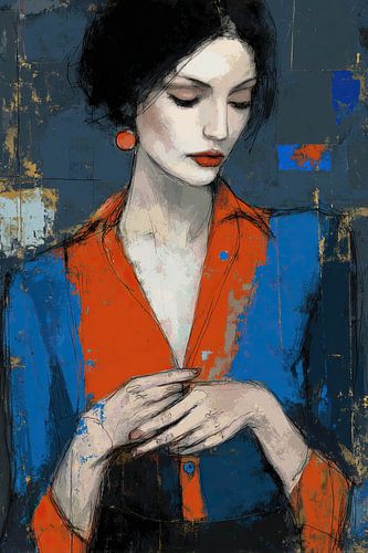 Woman with Elegant Hands