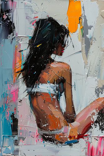 schilderachtig vrouwelijk portret