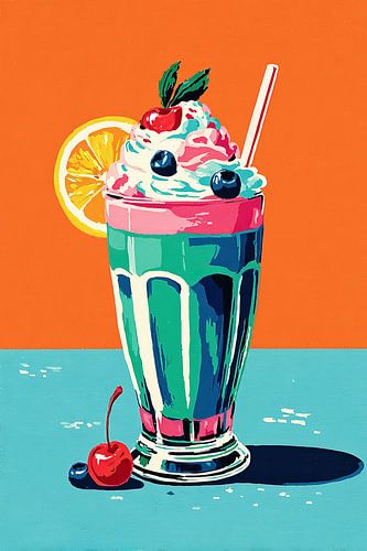 Cherry Milkshake | Sweet Treat