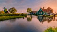 Sunrise at the Zaanse Schans by Henk Meijer Photography thumbnail